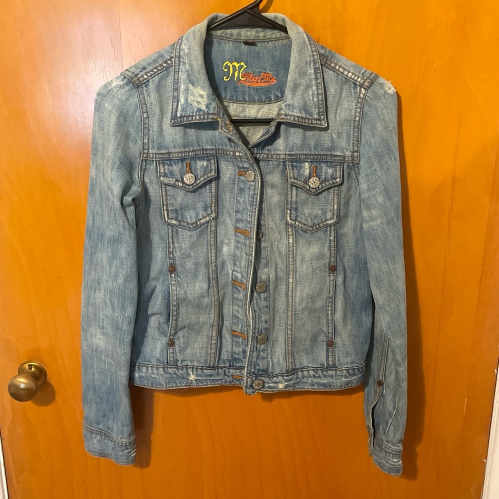 Miss Me Light Blue Denim Jacket